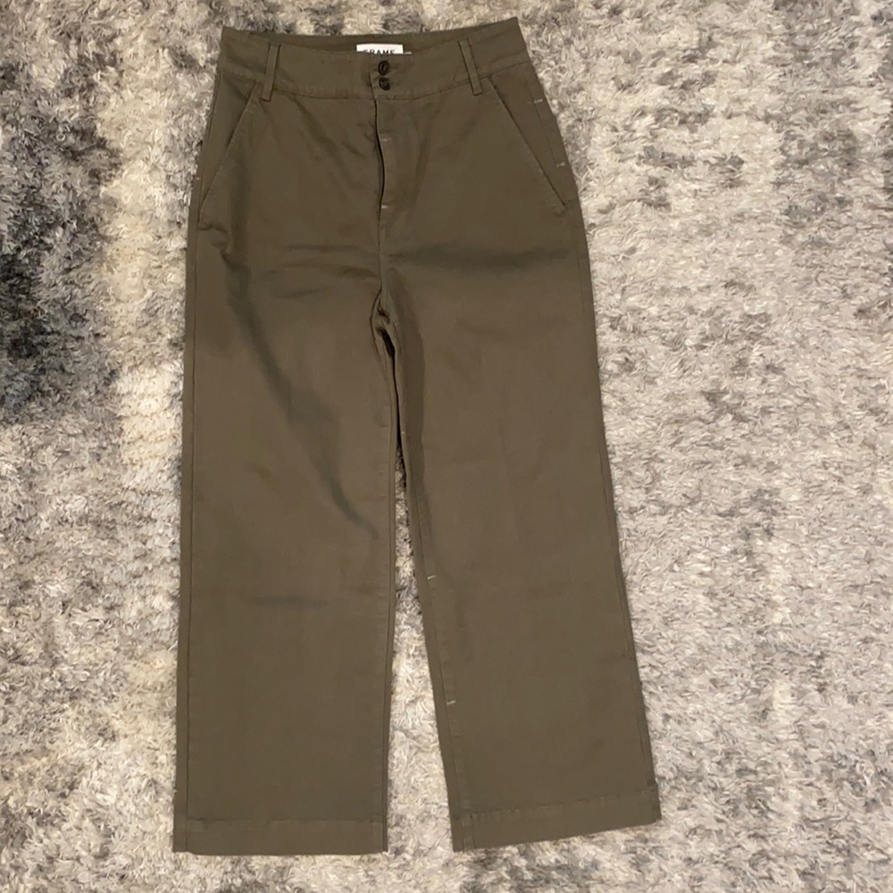 Frame denim straight leg trouser
